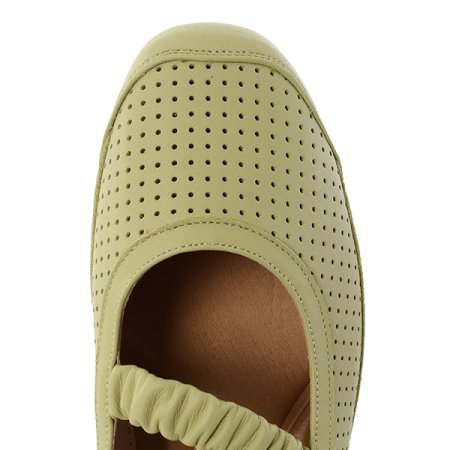 여성 펀칭 메리제인 플랫 슈즈