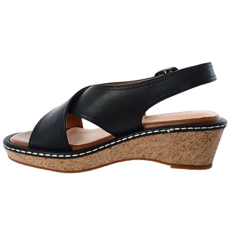 여성 웨지굽 스트랩 샌들