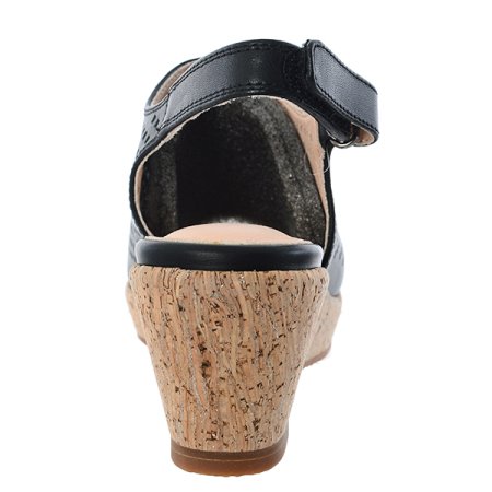 여성 웨지굽 펀칭 샌들