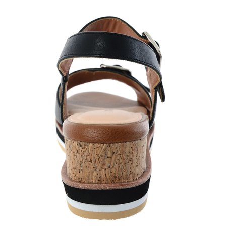 여성 웨지굽 스트랩 샌들