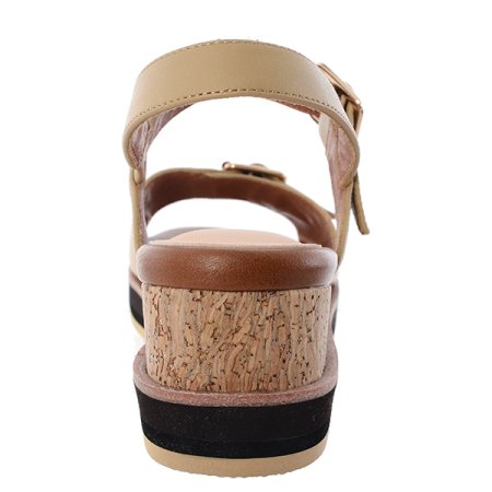 여성 웨지굽 스트랩 샌들