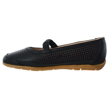 여성 펀칭 메리제인 플랫 슈즈