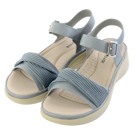 여성 경량 셔링 포인트 샌들