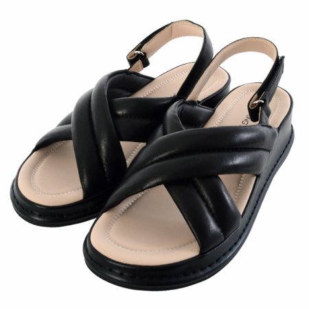 여성 벨크로 웨지몰드 샌들