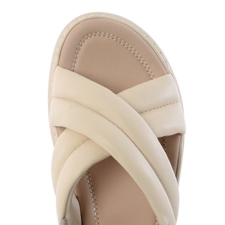 여성 벨크로 웨지몰드 샌들