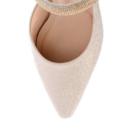 소다 여성 드레스 보석스트랩 뮬