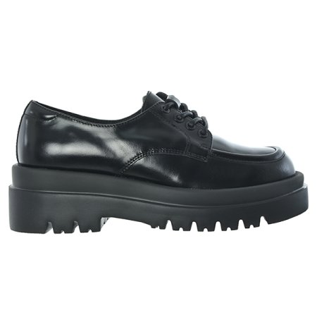 여성 스퀘어 청키 레이스업 로퍼