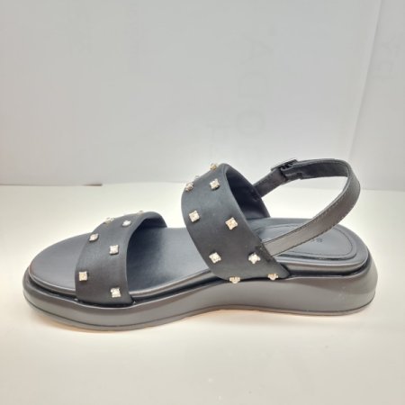 여성  통굽  장식 샌들