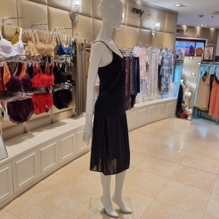 베가스므스 롱치마 슬립 세트스트랍BK