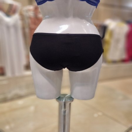 MEY 직수 여성 블랙 삼각면팬티