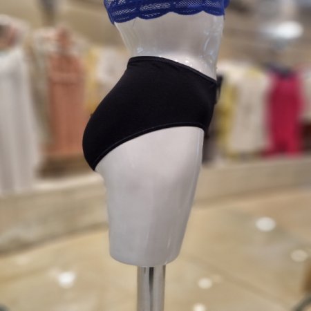 MEY 직수 2516면스판 블랙팬티