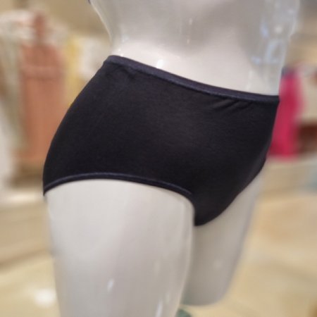 MEY 직수 2516면스판 블랙팬티