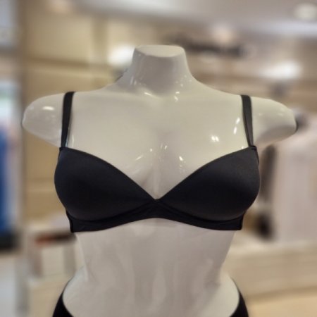 심플4395블랙 노와이어브라