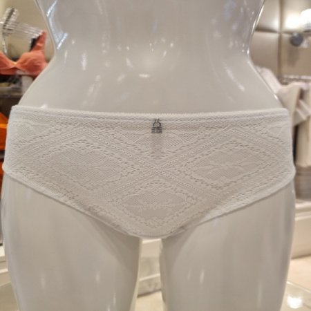 직수 2402B 화이트레이스 팬티