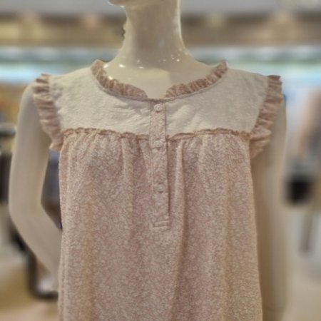 주름잔꽃4577L 여성원피스잠옷