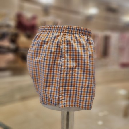 4408T 오렌지그린체크트렁크2종세트