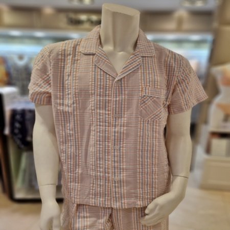 남성리플4989S반팔 상하세트잠옷