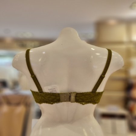 노와이어올리브그린4434브라