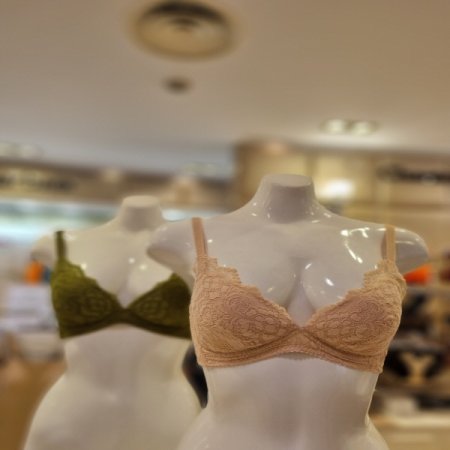 노와이어4434펄스킨올리브그린브라셋