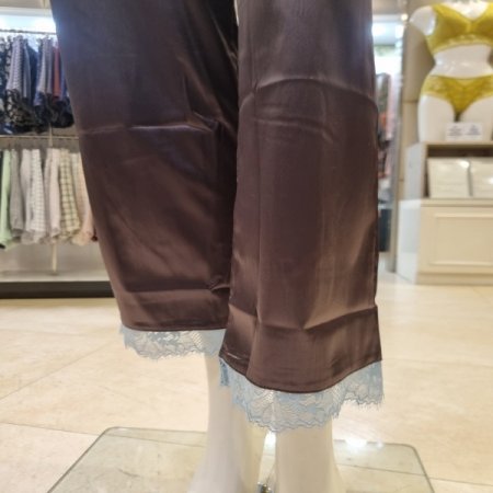 스판사틴4593P 긴바지