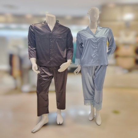 커플스판샤틴4593R 잠옷세트