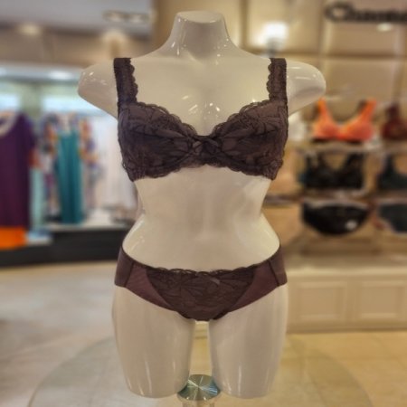 플라워면부직포다크브라운4438브라세트