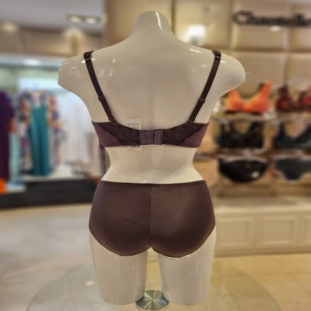 플라워면부직포다크브라운4438브라세트