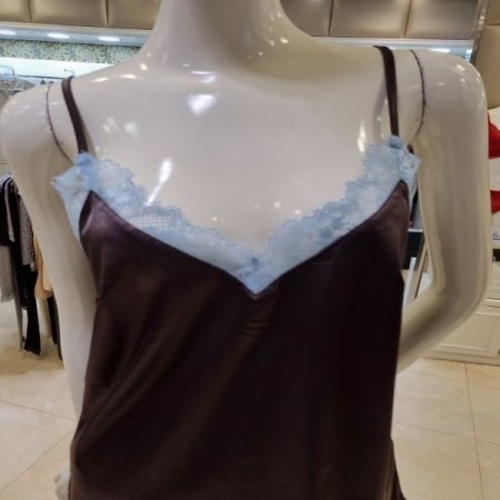 쓰리피스 스판샤틴4593R 여성잠옷