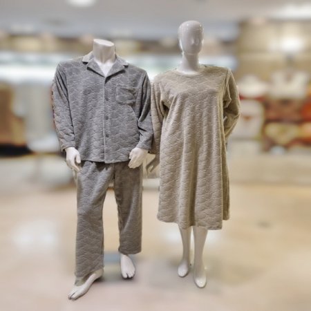 커플 벨로아자가드 원피스4591세트