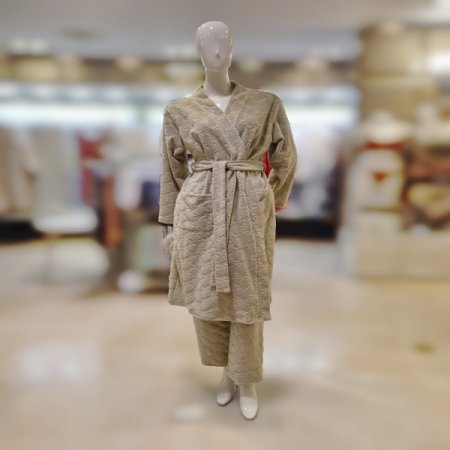 여성잠옷 벨로아4591R자가드로브세트