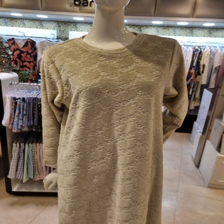 커플벨로아4591L자가드원피스잠옷로브