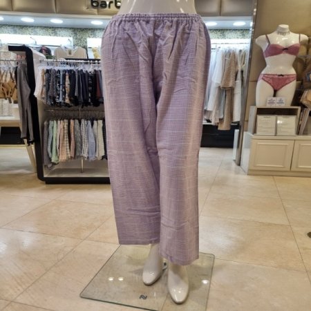 여성4992B바이올렛체크 잠옷세트