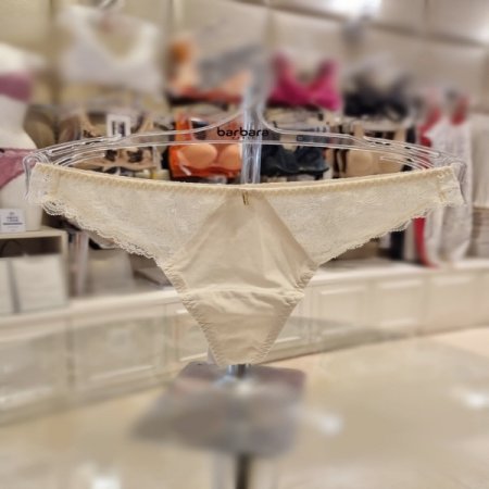 웨딩4441 크림레이스T팬티