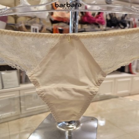 웨딩4441 크림레이스T팬티