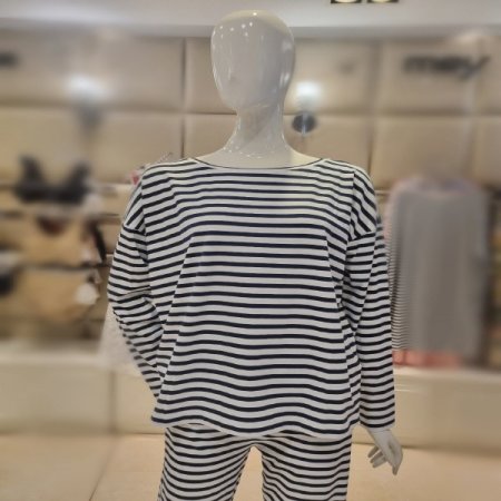 MEY1763L보트넥 상의 이지웨어