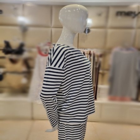 MEY1763L보트넥 상의 이지웨어