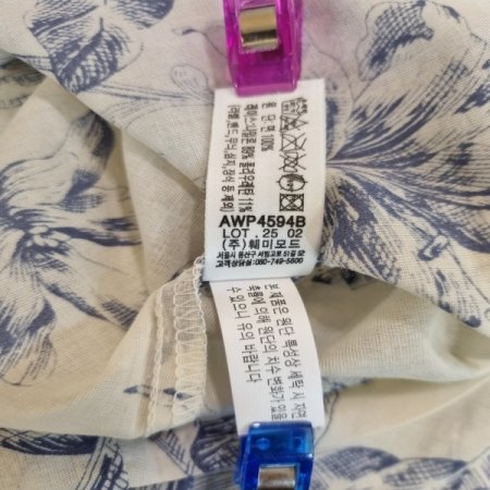 여성 면프린트4594B 9부잠옷