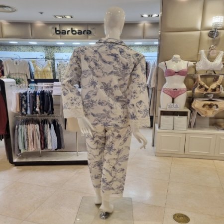 여성 블루면프린트4594B 잠옷세트