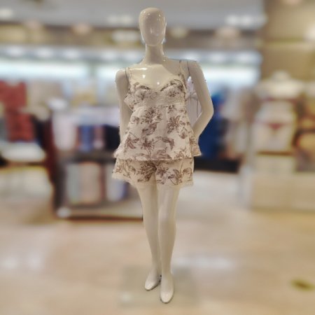 면프린트4594S 스트랍잠옷세트