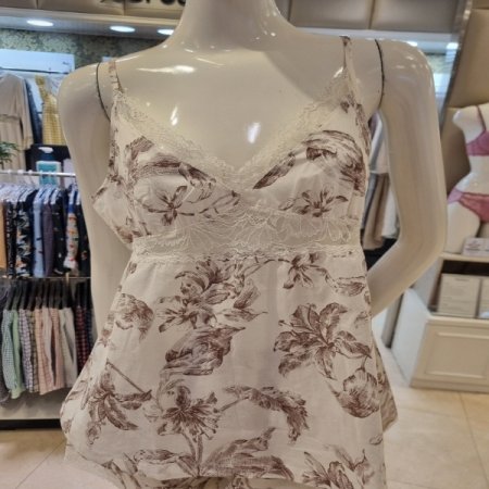 면프린트4594S 스트랍잠옷세트