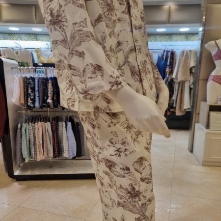 커플 면프린트4594B 잠옷세트