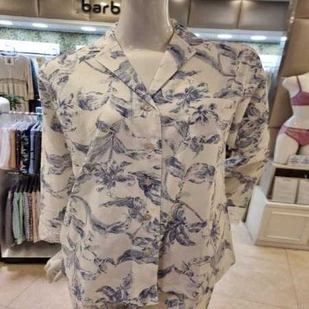 커플 면프린트4594B 잠옷세트