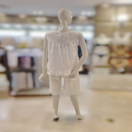 오가닉4599S 민소매 여성파자마