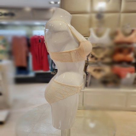 핑크레이스와이어몰드브라4806P세트