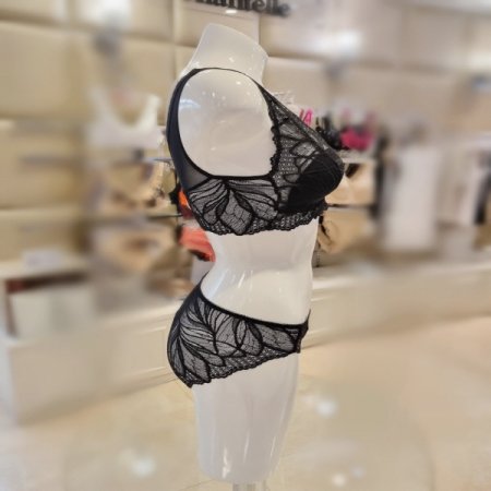 블랙런닝형브라렛4806레이스세트