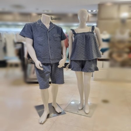 커플 플로킹 4600S상하세트잠옷