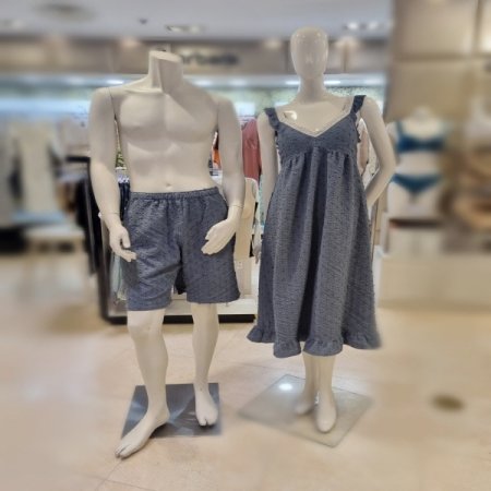 커플플로킹 남성7부바지4600L원피스