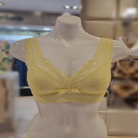 레이스삼각몰드브라렛  4442레몬