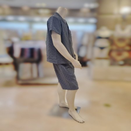 커플 베이지플로킹4600S상하세트잠옷