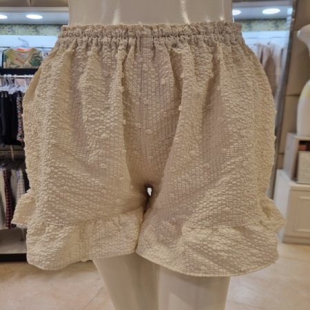 커플 베이지플로킹4600S상하세트잠옷